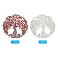 thumbnail image 3 of Uxcell Metal Tree Wall Decor, Tree of Life Wall Sculpture Ornament Hanging Wall Decoration, Red Brown, 3 of 6