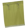 thumbnail image 2 of 1 Curtain Tier Small Window Drape Decor , Green_74x90cm, 2 of 8