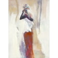 thumbnail image 2 of Parise, Chantal 11x14 White Modern Wood Framed Museum Art Print Titled - Silhouettes Africaines VI, 2 of 4