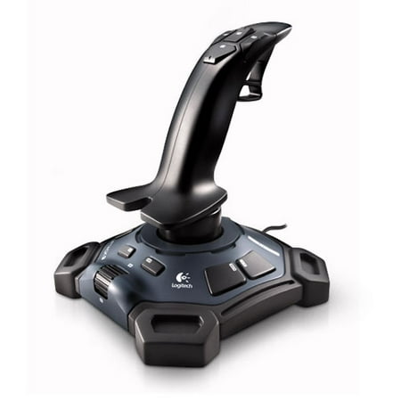 Logitech Attack 3 - Joystick - 11 buttons - wired - black - for PC ...