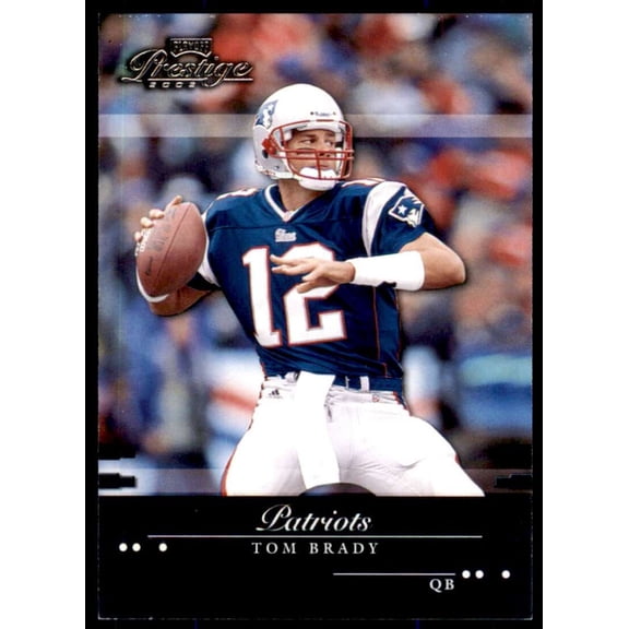 Tom Brady Card 2002 Playoff Prestige #85
