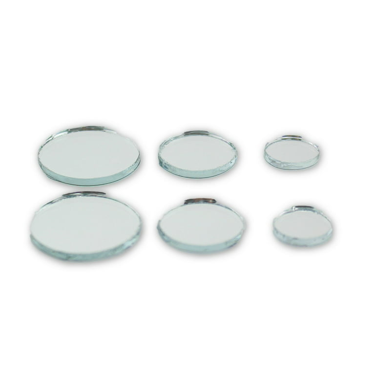 Mini 1 Inch Small Round Glass Mirror Circles for Arts & Crafts Projec –  Fararti