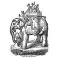 thumbnail image 2 of Warren Hastings. Nenglish Colonial Administrator. Hastings Riding On An Elephant In India. Wood Engraving, 2 of 4
