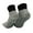 Grey + Green Rubber + Black Brim, variant on Level 5 HPPE Anti Cut Anti Puncture Outdoor Hiking 5 Toe Crew Socks