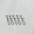 thumbnail image 2 of Eigraketly Señuelo de pesca colgante, 100 Uds., Clip giratorio, barril, aparejos de pesca, herramienta de conector Pescar 3#, 2 of 6