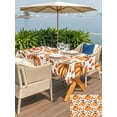 thumbnail image 4 of Outdoor Tablecloth with Umbrella Hole and Zipper, Orange Pumpkin Rectangle Table Cloth 52x70 Inch Waterproof Tablecloth, Thanksgiving Fall Leaves Autumn Farm Picnic Table Cover for Patio Camping, 4 of 7