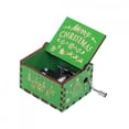 thumbnail image 3 of BELOVING Merry Christmas Music Box Compact Desk for Office Birthday Gift Celebrations Style B, 3 of 9