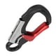 thumbnail image 5 of Clip de mosquetón, gancho de presión de doble bloqueo, resistencia de 35kN, uso versátil, gancho de presión de resorte de aleación de aluminio para Negro, 5 of 8