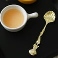 thumbnail image 4 of BKBP 5PCS Mini Retro Spoons Versatile Dessert Ice Cream Coffee Stirring Bar Tools, Elegant Party Tableware Wedding Cocktail Serving Utensils Set, 4 of 9