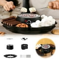 thumbnail image 1 of BotaniNest Chocolate Melting With Roaster For Baking Fondue Dessert Maker Non Stick Coating Easy Clean Warm Keep Function, 1 of 6