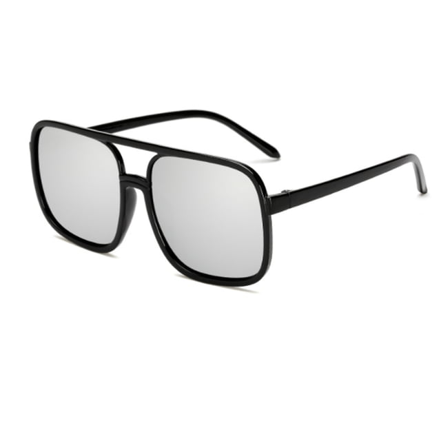 Sonducket Gafas ópticas Gafas con montura negra Protección de moda Accesorios de ropa de marco grande para protección de ojos Lentes Mercurio bordeado de negro