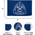 thumbnail image 2 of Desert Cactus Colorado École de Mines NCAA 100% Polyester Extérieur Intérieur 3 Pieds x 5 Pieds Drapeau (Style 2), 2 of 5