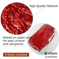 thumbnail image 3 of Allgala 4PK 3.3 x 9.8 FT (1x3M) Metalic Tinsel Party Photo Backdrop Curtains Door Fringe Décor-Red-BD52605, 3 of 3