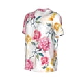 thumbnail image 2 of Haiem Hip Hop Hipster Baseball Jersey Button Down Shirts Sports Uniforms Men Women Jersey(Colorful Flowers,XX-Large), 2 of 9