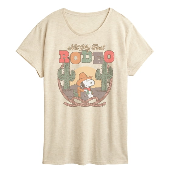 Peanuts - Snoopy Western - Women's Short Sleeve Graphic T-Shirt