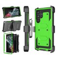 thumbnail image 1 of Takfox Case For Samsung Galaxy S22 Ultra,Shockproof Heavy Duty Rugged Locking Swivel Holster Belt Clip Kickstand Full Body Hard Shell Phone Cover Case,Green, 1 of 7