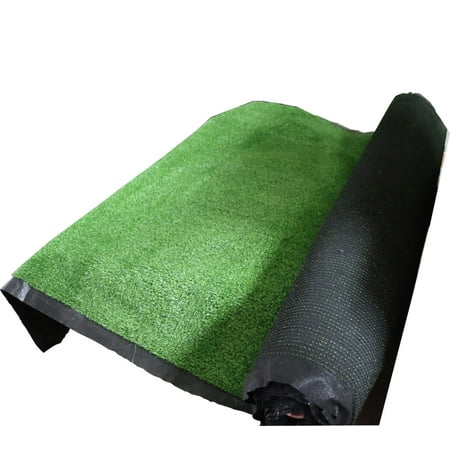 INTBUYING 82x6.5ft Artificial Grass Mat Synthetic Landscape Fake Lawn Pet Dog Turf Garden ...