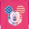 thumbnail image 2 of Disney - Americana - Mickey Face Stars And Stripes - Men's Crew Neck Fleece Pullover, 2 of 4