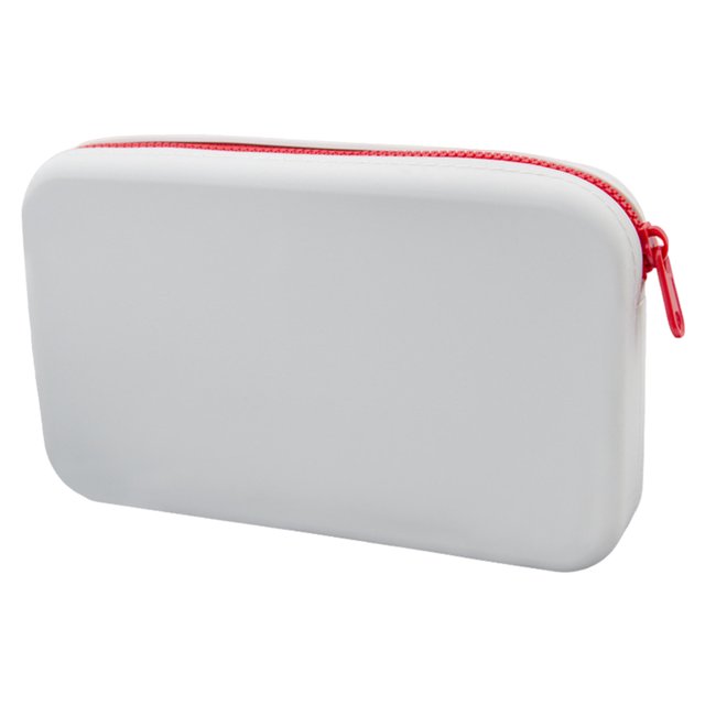 LCXmlly Portable Makeup Bag Large Capacity Silicone Makeup Organizer Waterproof Smooth Zipper Multi purpose Portable Storage
