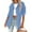 Light Blue, variant on Corduroy Jacket for Women Casual Long Sleeve Shackets Button Down Lightweight Trench Coat