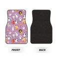 thumbnail image 2 of Yiaed Lovely Animals Print Carpet Floor Mats for Cars, Auto Accessories Front & Rear Car Floor Mats Car Floor Foot Mat Sets of 4 Pieces, 2 of 7
