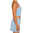 thumbnail image 5 of KelaJuan Women Tops Skirt Suit, Sleeveless Off Shoulder Vest Sling Crop Shirt + Short Skirt Outfit, 5 of 6