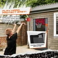 thumbnail image 4 of AND1 Over the Door Mini Basketball Hoop Set, 18"x12" Shatterproof Backboard, 2 Mini Balls & Hand Pump, No Tools Indoor Use, 4 of 7