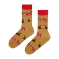 thumbnail image 4 of Crazy Socks – Twix Logos Unisex Crew Socks Large – Fun Candy Graphic, Comfortable All-Day Wear,, 4 of 4