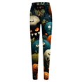 thumbnail image 5 of Leggings for Women Tummy Control Autumn And Winter Artistic Printed Soft Stretchy Pants Fitness Clothing Gray XXL, 5 of 5
