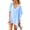 Light Blue, variant on Women's Bathing Suit Cover Up Chiffon Tassel Cover Ups Beach Bikini Swimwear Swimsuit Dress Coverups Plus Size Black