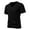 Black, variant on Men's Summer V Neck T-Shirt Casual Short Sleeve Slim Fit Pullover Muscle Tee Shirts Sports Baseball Jersey Tops