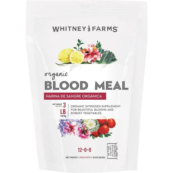 Scotts Company 10101-10017 Whitney Farms Blood Meal 12-0-0 Granules 3 Lb