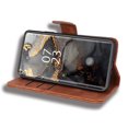 thumbnail image 5 of Feishell Flip Wallet Case for Samsung Galaxy S24 Ultra, Magnetic Clasp Folio Shockproof Embossed Pattern PU Leather Magnetic Clasp Folio Protective Phone Cover with Kickstand & Card Slots,Brown, 5 of 7