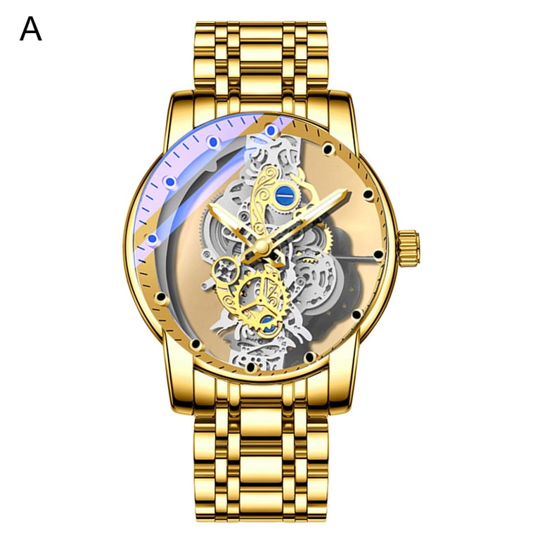 Men Watch Pointer Design Round Dial Luminous Hollow High  display picture 3