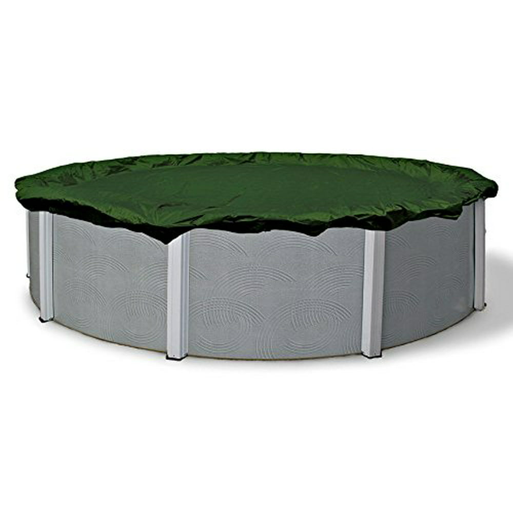 15 Ft Round Winter Protective Above Ground Pool Solid Cover Arctic Armor Silver Grade Cable