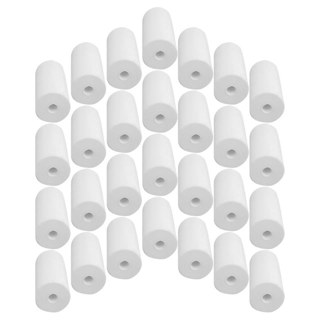 OULII Rouleaux de Papier Thermique Blanc Papier Lisse pour Machines de Caisse et Usage de Bureau