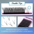 thumbnail image 6 of Veyes Inc 0.07mm Curl YY Shape Eyelash Extensions Veyelash 9-16mm Mix Hand Woven Black Natural Soft YY Lashes Premade Volume Fan Individual, 6 of 6