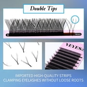 Veyes Inc 0.07mm Curl YY Shape Eyelash Extensions Veyelash 9-16mm Mix Hand Woven Black Natural Soft YY Lashes Premade Volume Fan Individual