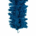 thumbnail image 2 of Vickerman 9' x 14" Flocked Turquoise Fir Artificial Garland, Unlit., 2 of 5