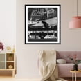 thumbnail image 3 of Historic Framed Print, Huge floor beams at 35th story of Metropolitan Tower - looking down on Madison Square and Fifth Ave. Hotel, New York, U.S.A., 17-7/8" x 21-7/8", 3 of 9