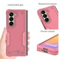 thumbnail image 2 of CoverON For Samsung Galaxy Z Fold 5 / Galaxy Z Fold5 Phone Case, Military Grade Heavy Duty Rugged Cover Grip, Pink, 2 of 9