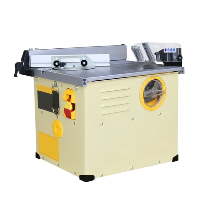 2300w 4900rpm Dust-Free Composite Table Saw, Multifunctional Woodworking Sliding Table Saw Integrated Precision Saw