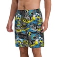 thumbnail image 2 of Pofeuu Goal Time Prin Men's Swim Trunks Quick Dry Bathing Suit Swimming Board Shorts Mesh Lining Beach Swimwear-3X-Large, 2 of 6