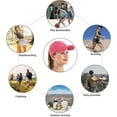 thumbnail image 5 of DOVACKA Womens Ponytail Hat Baseball Cap, Adjustable Criss Cross Baseball Cap High Bun Unisex Quick Drying Trucker Hats, 5 of 7