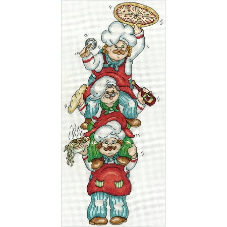 Pizza Delivery Counted Cross Stitch Kit-6"X14" 14 Count