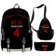 thumbnail image 1 of Juego de mochilas escolares Kurokos Basketball con carga USB para niños, 1 of 1