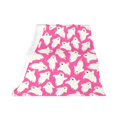 thumbnail image 2 of Halloween Ghost Print Flannel Throw Blanket 39.4 x 51.2 Inch for Couch Bedroom Decoration, Soft Lightweight Decorative Blanket for Seasonal Home Comfort, 1Pack A, 2 of 7