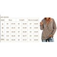 thumbnail image 5 of Suéteres cruzados sexys con cuello en V profundo para mujer Camisas de manga larga con bloque de color Zhivalor WMZY-693-4, 5 of 5