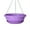 Purple, variant on Travelwant Hanging Basket Planter Gardening Hanging Premium Plastic Brown Pot Comes with Drainer and Chain,Hanging Flowers Pot for Indoor-Outdoor