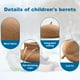 thumbnail image 3 of Boinas clásicas para bebés y niñas, gorro de artista sólido, boina de pintor cálida para niños pequeños, circunferencia de la cabeza de 48-53 cm para 2-8 años, 3 of 7